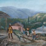 Haitian painting village